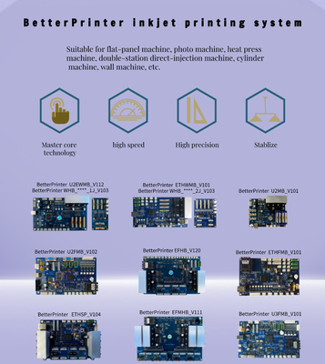 Printer Board Epson I1600 Flatbed Printer 6090 UV Crystal Label Metal Inkjet Print Board Acryl PVC Werbedruck Machine