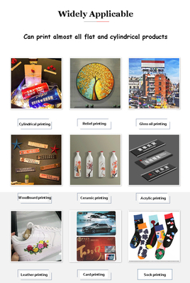 High Speed Cylindrical UV Printer TX800 Inkjet Board Photo Printer High Speed Pants And Socks Printer