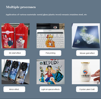 High speed cylindrical printer system G5i inkjet board UV print photo white ink direct spray textile digital oval print