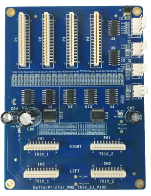 Network Port 7610 Printhead Double Head Printer Board Carriage Board Main Board Kit For White Ink Pyrography Printer